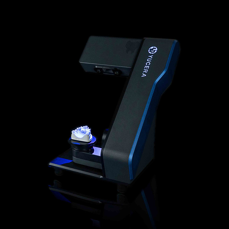 Máy quét phòng thí nghiệm nha khoa YUCERA, Máy quét nha khoa 3D với thời gian quét 20 giây, độ phân giải camera 2 x 3.0MP và độ chính xác ≤ 10 µm