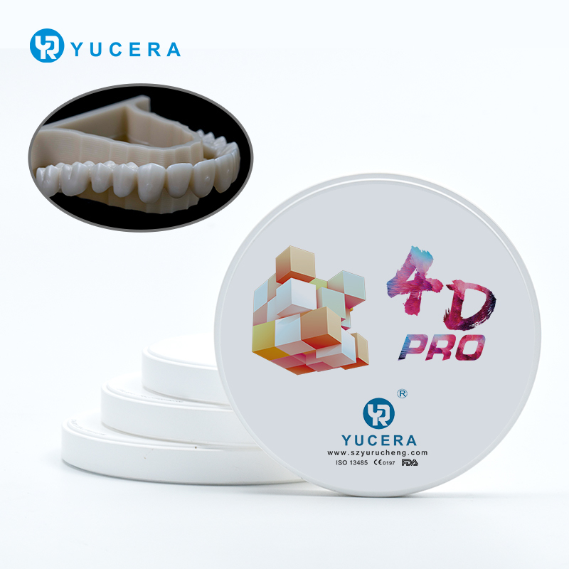 YRC 4D PRO Các khối Zirconia đa lớp cho CAD CAM Sơn răng A2-D4 BL1-BL4