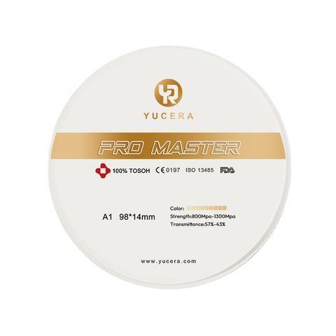 Yucera Optimal Translucency Multilayer Zirconia Blocks for Dental Laboratories