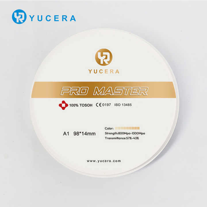 Yucera Optimal Translucency Multilayer Zirconia Blocks for Dental Laboratories
