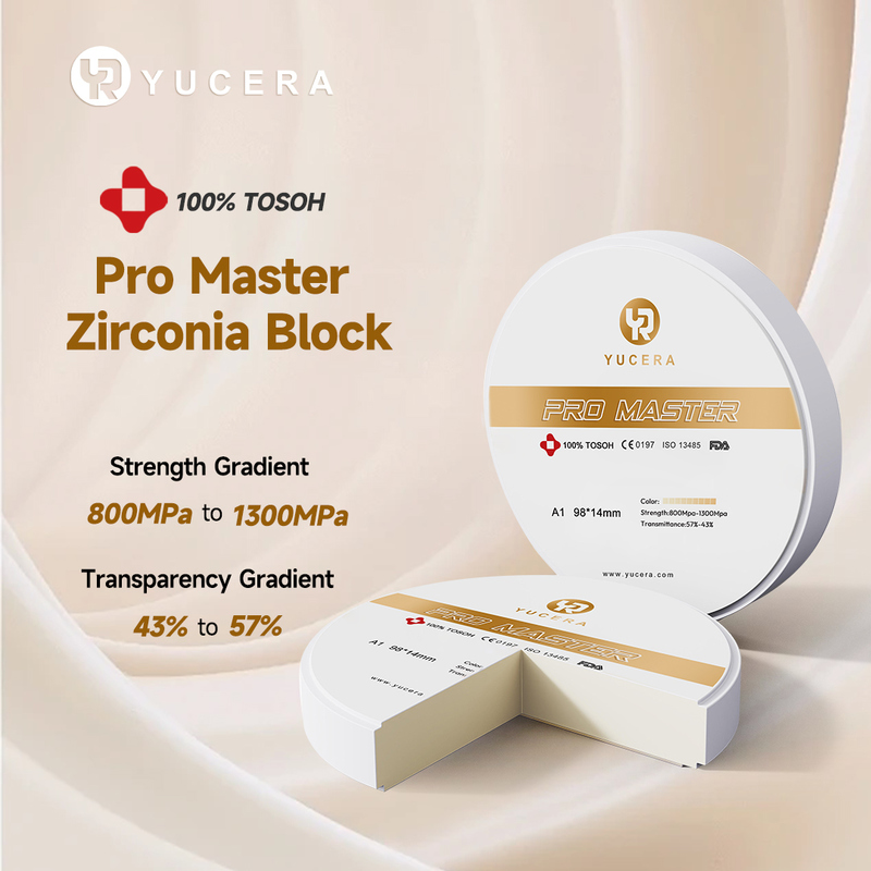 Yucera Pro Master Dental Zirconia Discs Multilayered Strength for Lasting Impressions