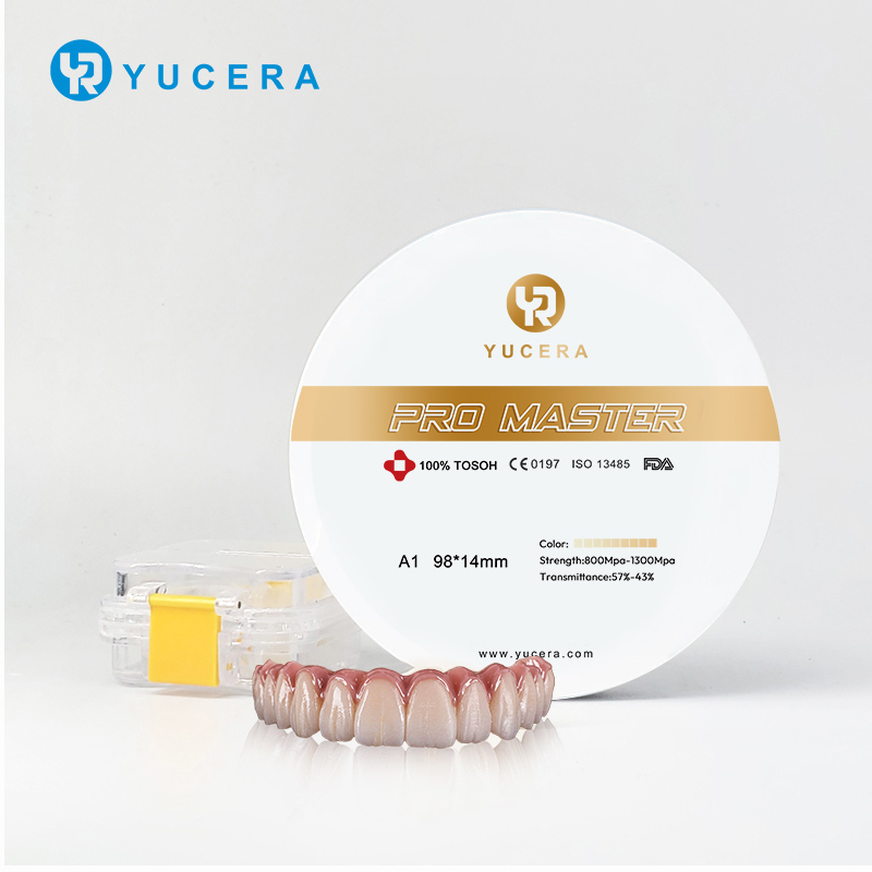 Yucera Dental  Pro Master AG Zirconia Ceramic Blocks Durable and Cost-Effective Unmatched Precision for Dental Restorations