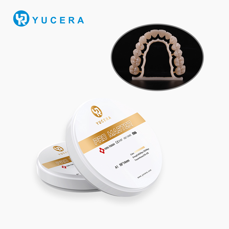 Yucera Dental  Pro Master AG Zirconia Ceramic Blocks Durable and Cost-Effective Unmatched Precision for Dental Restorations