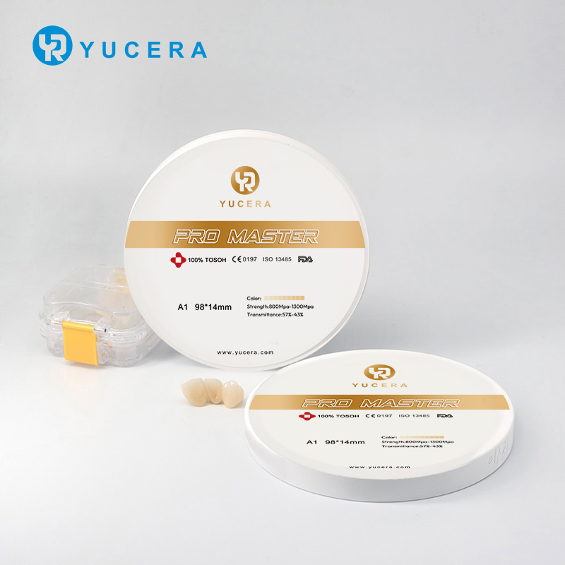Yucera Dental  Pro Master AG Zirconia Ceramic Blocks Durable and Cost-Effective Unmatched Precision for Dental Restorations