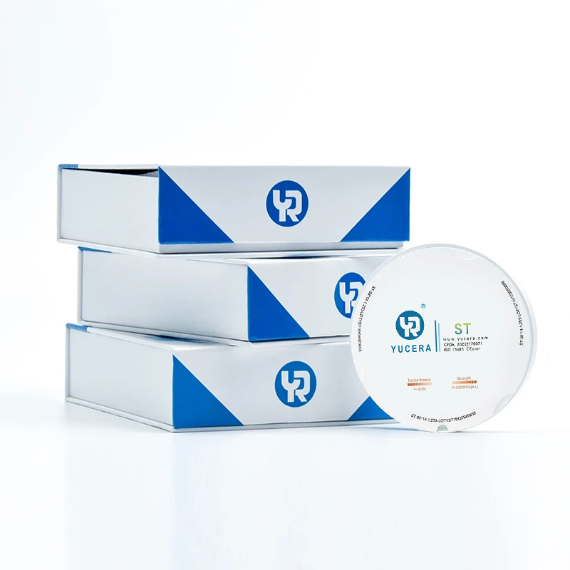 Dental Material Yucera ST 	 Yucera Ht White Zirconia Block Price for Open Cad Cam  System