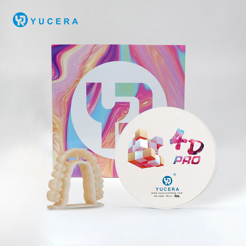 Hot Sale New Dental Lab Material 700-1200mpa 4D Pro Multilayer Zirconia Block