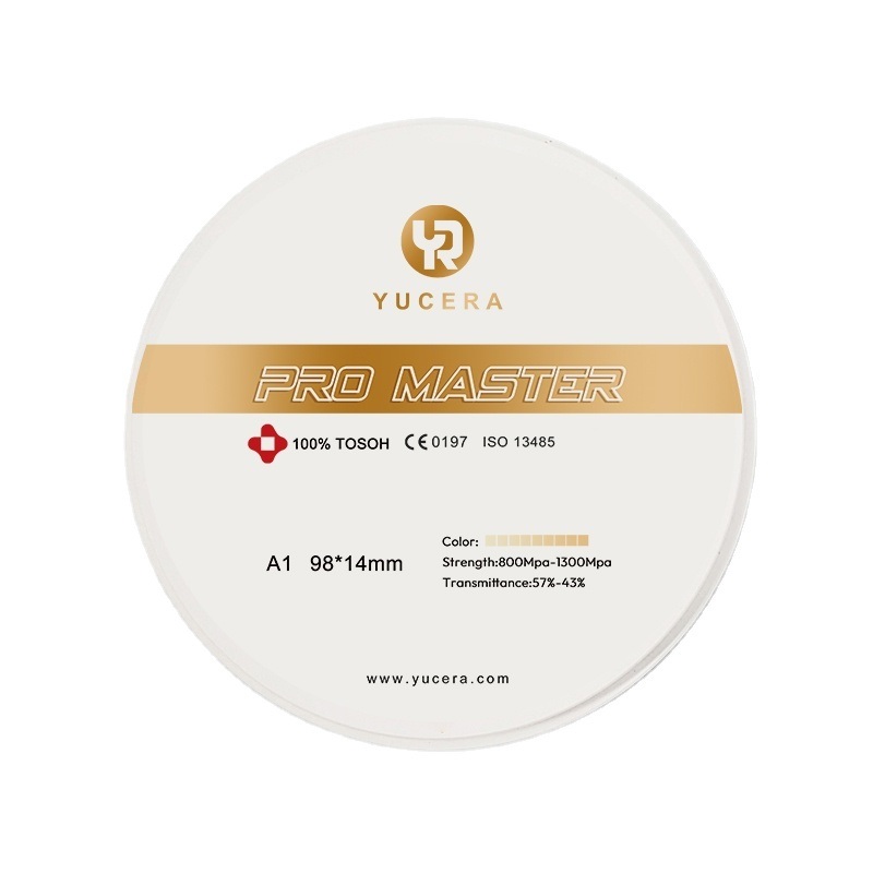 Yucera Pro Master Customizable Zirconia Blanks - Tailored to Your Dental Needs
