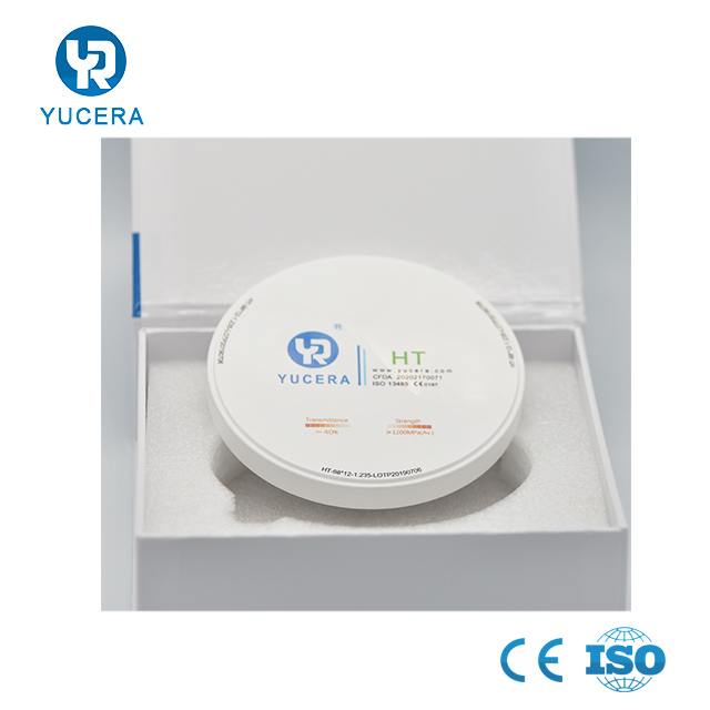 YUCERA High Translucent Cad Cam Dental Materials Manufacturer Dental Lab Consumables