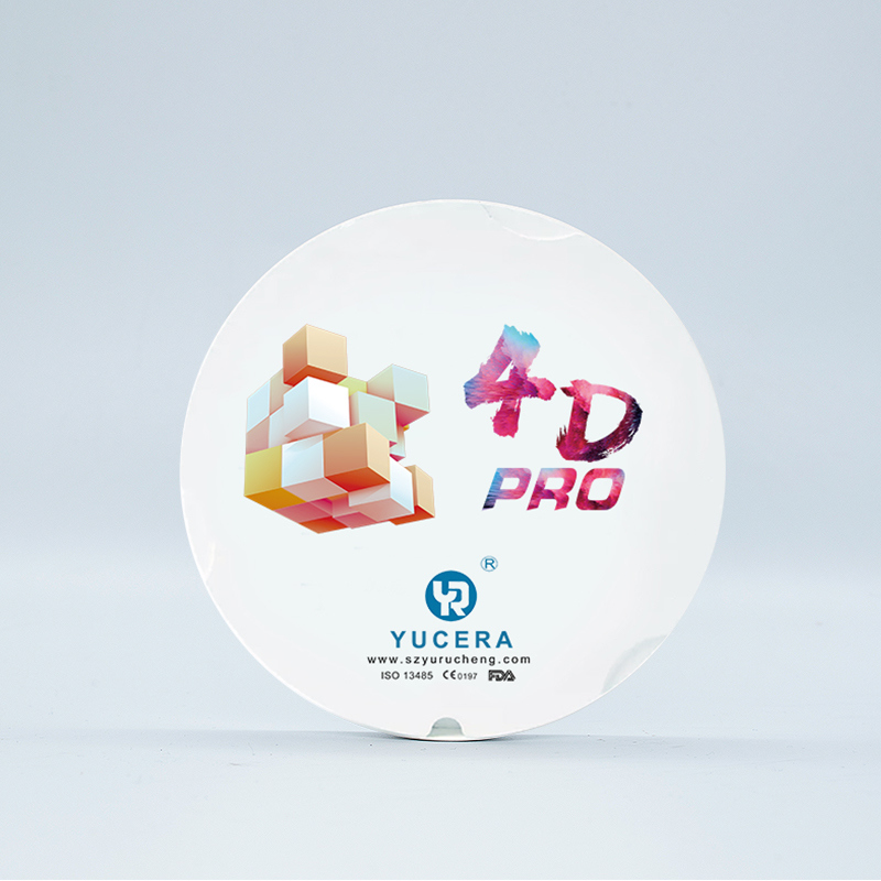 Khối Zirconia YUCERA 4D PRO Vật tư Nha khoa Phòng thí nghiệm 4D Đĩa Zirconio Đa lớp cho Toàn hàm
