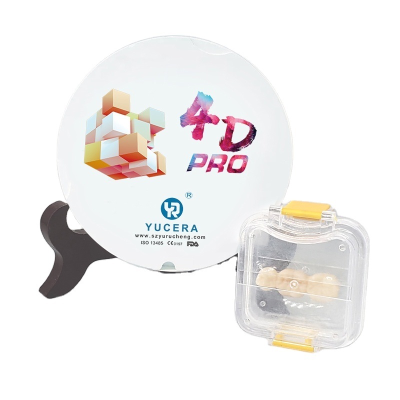 Khối Zirconia YUCERA 4D PRO Vật tư Nha khoa Phòng thí nghiệm 4D Đĩa Zirconio Đa lớp cho Toàn hàm