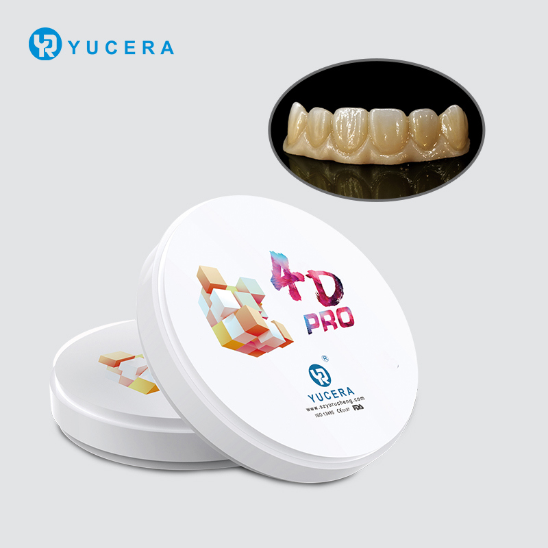 Đĩa Zirconia Nha Khoa Yucera 4D Khối Zirconia Nha Khoa Đa Lớp Độ Trong Suốt Cao Chất Lượng Cao
