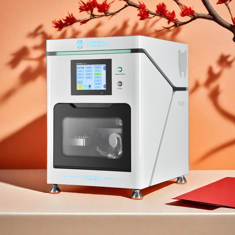 Máy phay CNC nha khoa để bàn Yucera CAD CAM 5 trục Zirconia Metal Milling Lab Tools China OEM