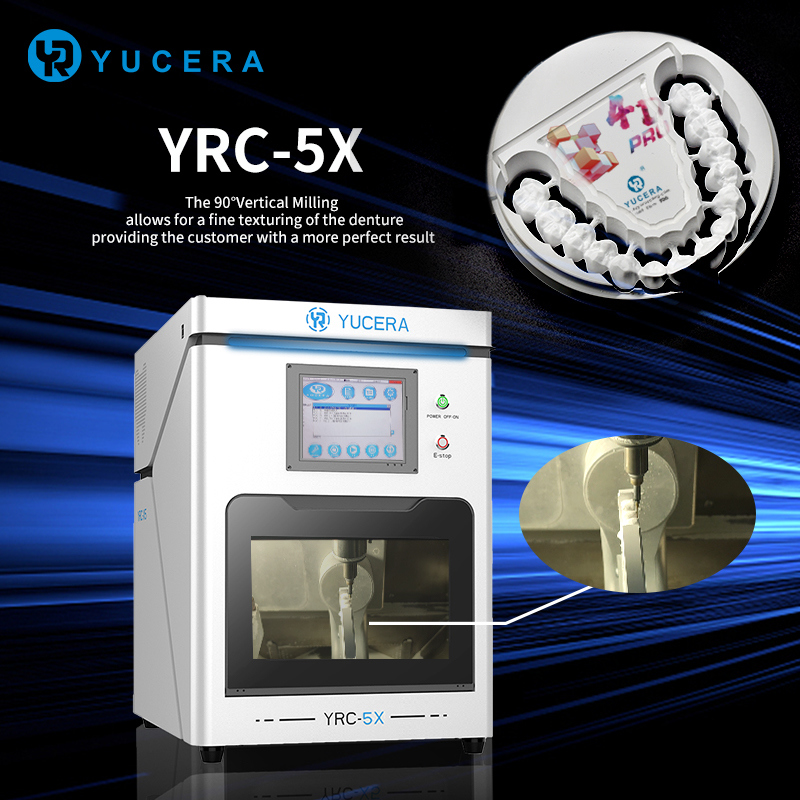 Máy phay CAD/CAM nha khoa Yucera, nhà sản xuất, chất lượng cao cấp, Máy phay YRC-5X