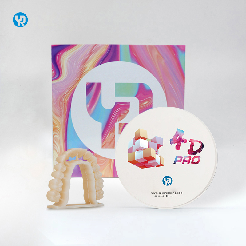 Khối Zirconia YR 98mm Shade 4D Pro Răng giả cho phay & thiêu kết nha khoa