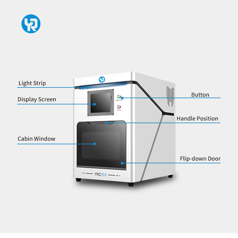 Máy khắc và phay Zirconia nha khoa hiệu suất cao YR 5 trục CNC CAD CAM cho mão răng, cầu răng, thiết bị phòng thí nghiệm