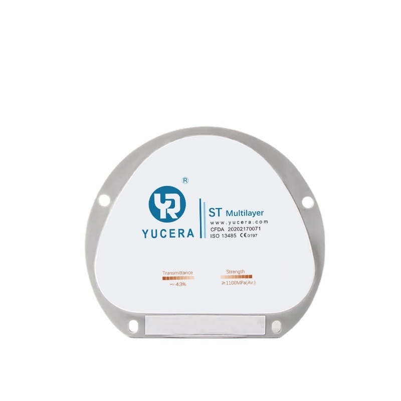 Khối Zirconia Đa lớp Yucera ST - Giải pháp hiệu suất cao cho Ứng dụng Nha khoa CAD/CAM