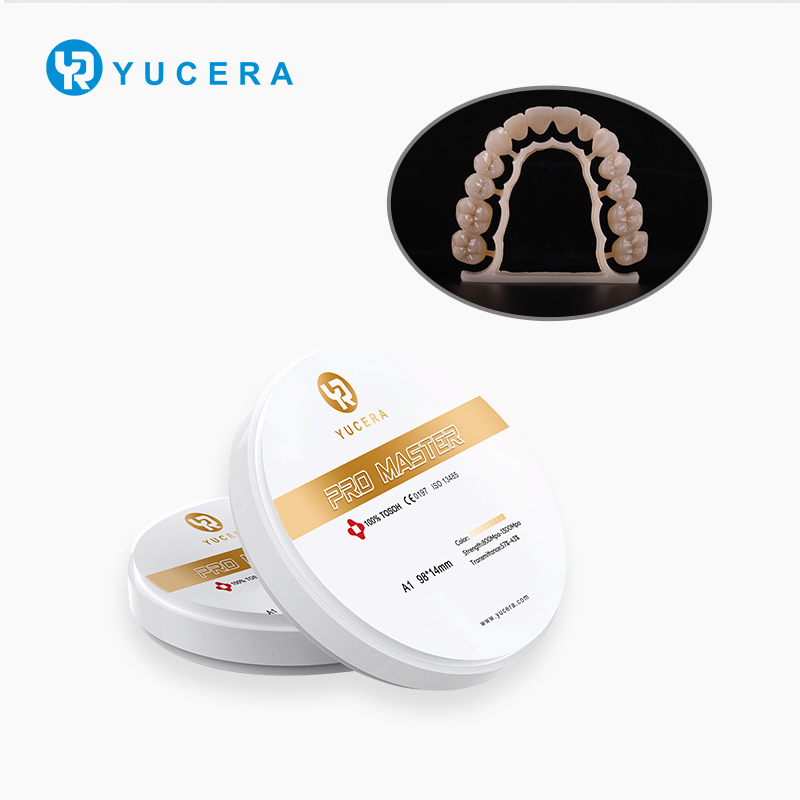 Khối Zirconia Màu Yucera Pro Master A1/A2/A3 - Khả năng phối màu tuyệt vời cho Nha khoa Thẩm mỹ