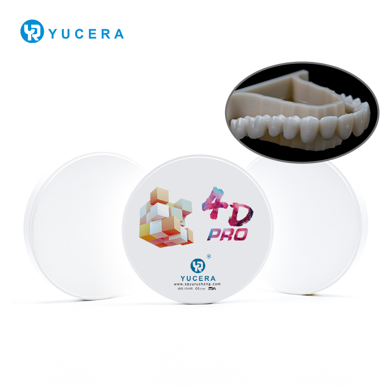 Khối Zirconia nung kết 4D Pro Yucera CAD/CAM nha khoa nhiều lớp mờ màu B1 Thiết bị & Phụ kiện trị liệu răng miệng