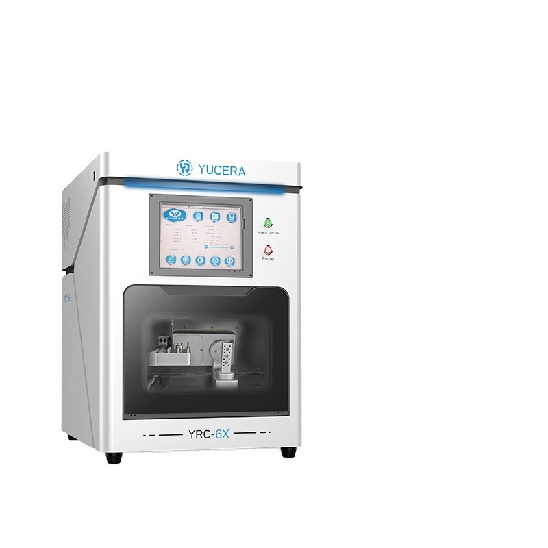 Máy phay CAD/CAM nha khoa 5 trục YUCERA YRC-6X | Độ chính xác ±5μm | Bộ đổi dao tự động 10 dao