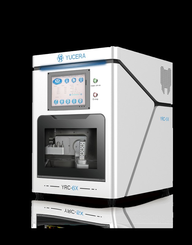 Máy phay CAD/CAM nha khoa 5 trục YUCERA YRC-6X | Độ chính xác ±5μm | Bộ đổi dao tự động 10 dao