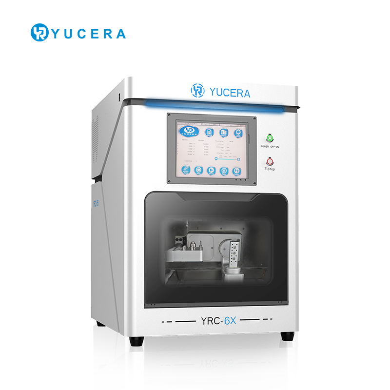 Máy phay CAD/CAM nha khoa 5 trục YUCERA YRC-6X | Độ chính xác ±5μm | Bộ đổi dao tự động 10 dao