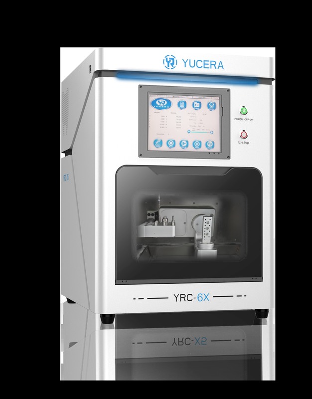 Máy phay CAD/CAM nha khoa 5 trục YUCERA YRC-6X | Độ chính xác ±5μm | Bộ đổi dao tự động 10 dao