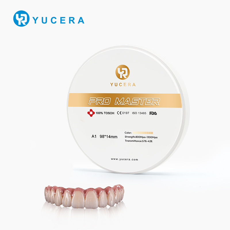 Khối Zirconia Nha Khoa Yucera Pro Master Siêu Bền Tương Thích với Hệ Thống CAD CAM để Phục Hồi Chính Xác