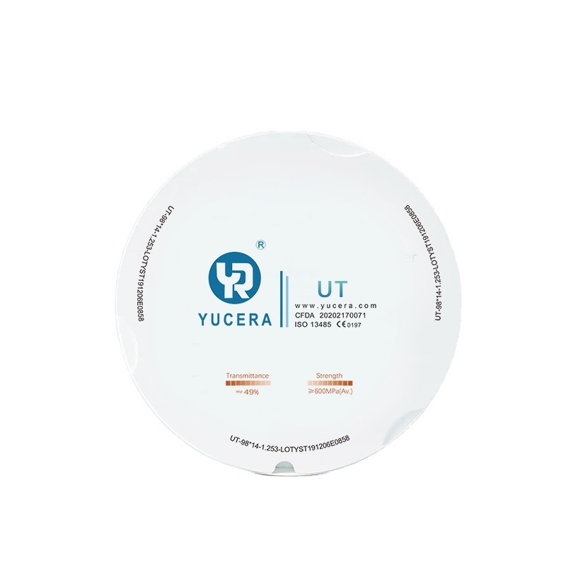 Discover the Precision of Yucera UT white Zirconia Ceramic Blocks for Dental Crowns