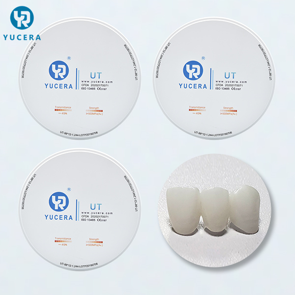 Discover the Precision of Yucera UT white Zirconia Ceramic Blocks for Dental Crowns